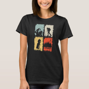 Hiking Vintage Hiker Outdoor Hiking T-Shirt