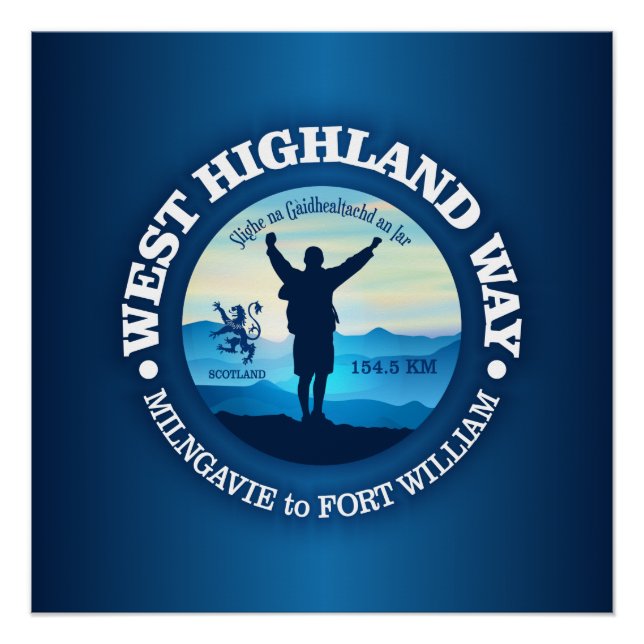 Hiking (West Highland Way) Poster (Front)