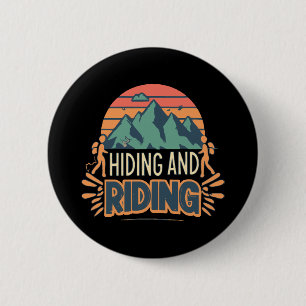 Hiking Where Journeys Become Adventures 6 Cm Round Badge