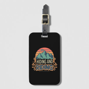 Hiking Where Journeys Become Adventures Luggage Tag