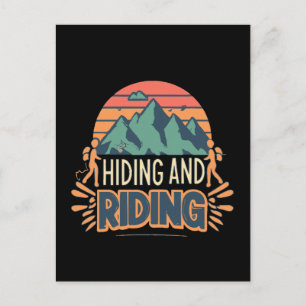 Hiking Where Journeys Become Adventures Postcard