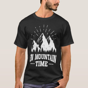Hiking Wilderness Camping Nature Outdoor On Mounta T-Shirt
