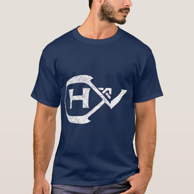 Hiking with a Viking by Chach Industry Clothing T-Shirt (Front)