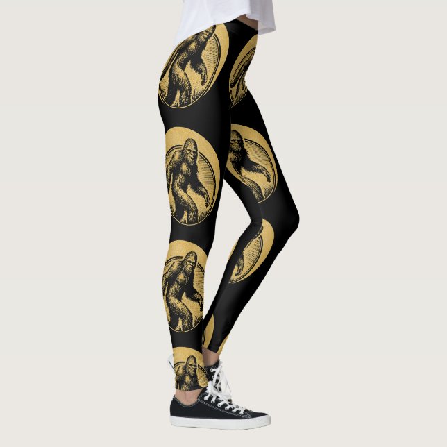 Hiking with Bigfoot Leggings (Right)