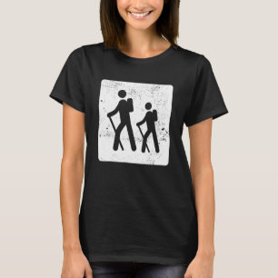 Hiking With Family Trekking Mountains T-Shirt
