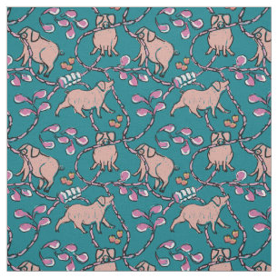 Hilarious 2 Chinese  Pig Year Choose Colour Fabric