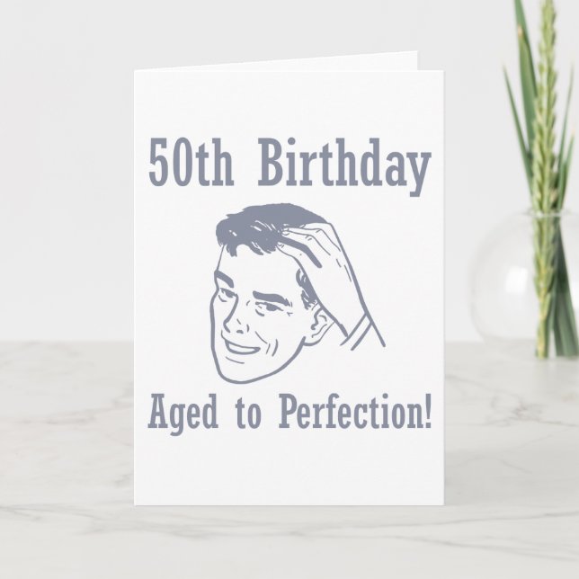 Hilarious 50th Birthday Gifts Card (Front)