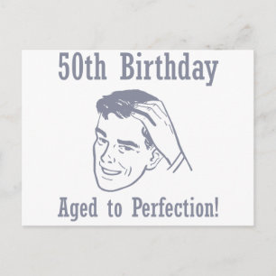 Hilarious 50th Birthday Gifts Postcard