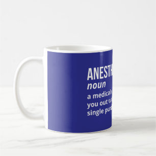 Hilarious Anesthesiologist Definition Mug