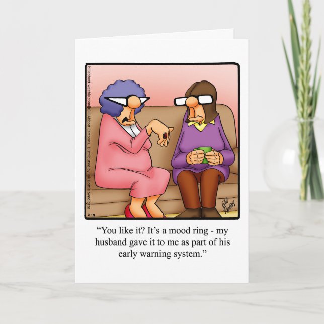 Hilarious  Anniversary Humor Greeting Card (Front)