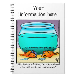 Hilarious Aquarium Humour Notebook