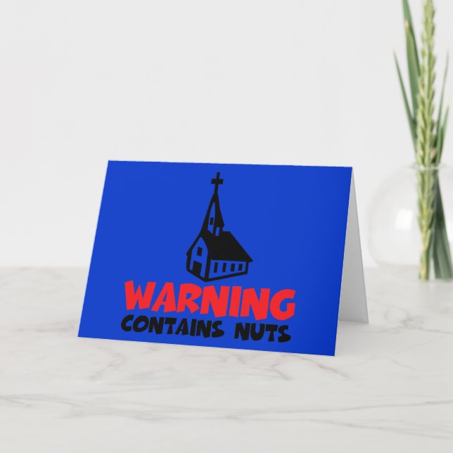 Hilarious atheist card (Front)