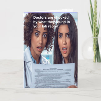 Hilarious beer drinker get well wish card