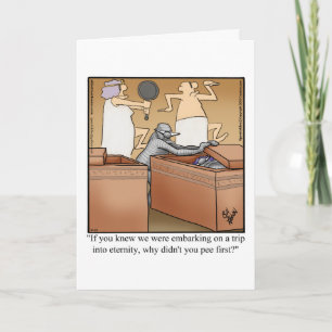 Hilarious Bon Voyage Humour Greeting Card 