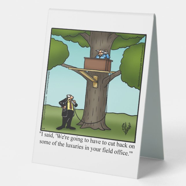 Hilarious Boss’s Day Table Top Sign (Front)