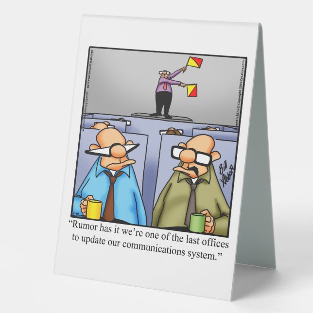 Hilarious Boss’s Day Table Top Sign (Front)