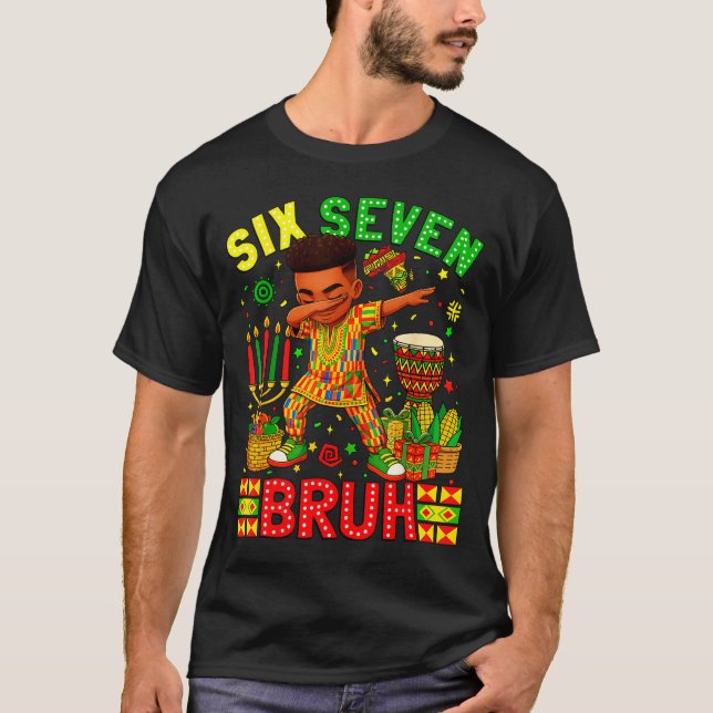 Hilarious Bruh American Black History 67 Seven Afr T-Shirt (Front)