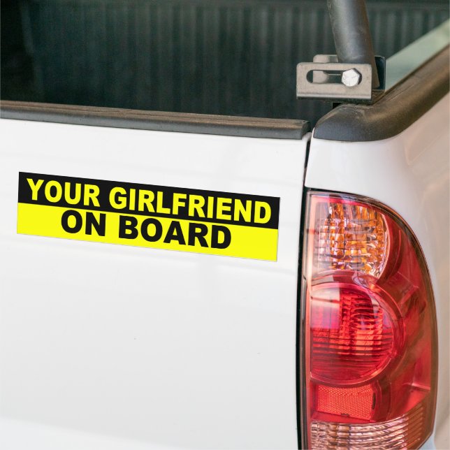 Hilarious bumper sticker by AardvarkApparel (On Truck)