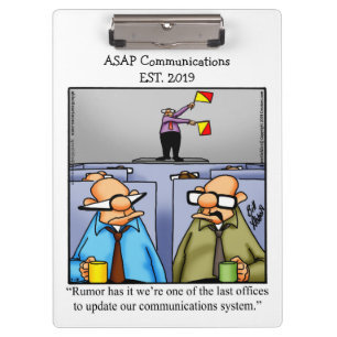 Hilarious Business Humour Clipboard Gift