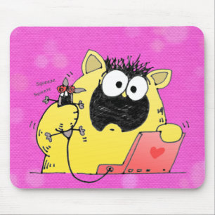 Hilarious Cat and Mouse Pad