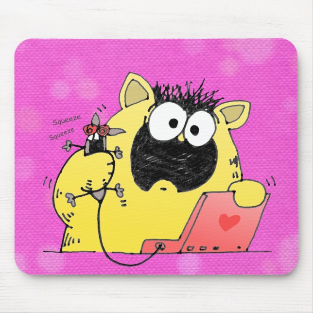 Hilarious Cat and Mouse Pad (Front)