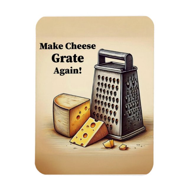 Hilarious Cheesy Political Magnet (Vertical)