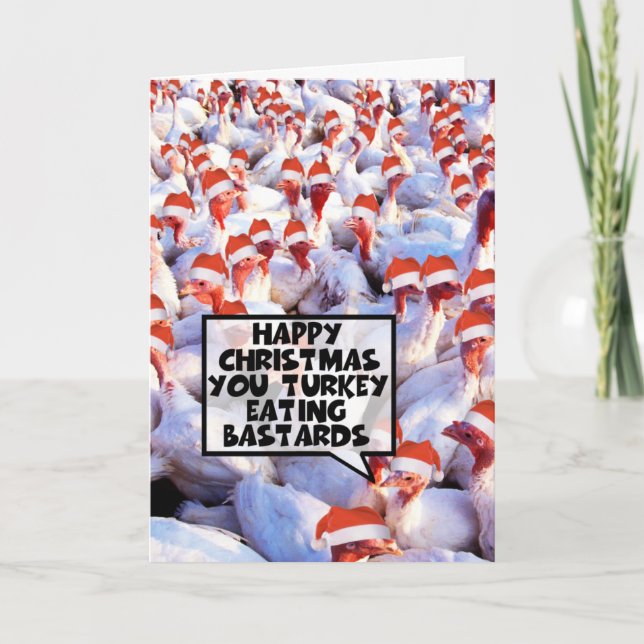Hilarious Christmas Holiday Card (Front)