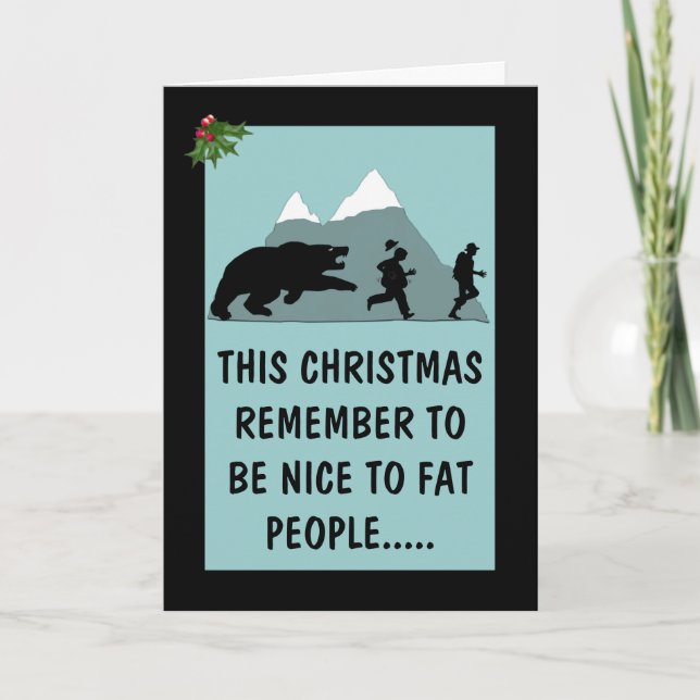 Hilarious Christmas Holiday Card (Front)