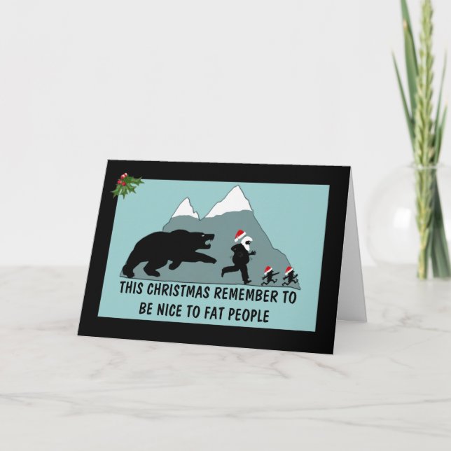 Hilarious Christmas Holiday Card (Front)