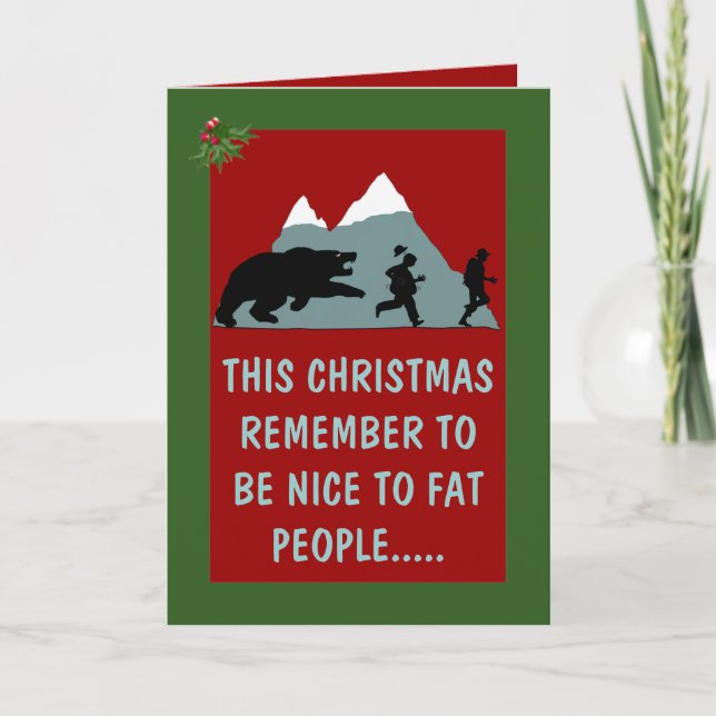 Hilarious Christmas Holiday Card (Front)