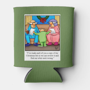 Hilarious Christmas Humour Can Cooler Gift