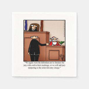 Hilarious Christmas Humour Party Napkins