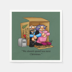 Hilarious Christmas Humour Party Napkins