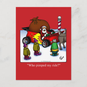 Hilarious Christmas Humour Postcard