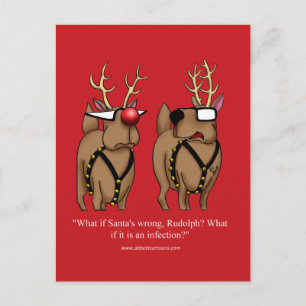 Hilarious Christmas Humour Postcard