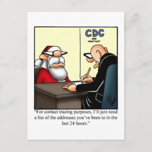 Hilarious Christmas Humour Postcard