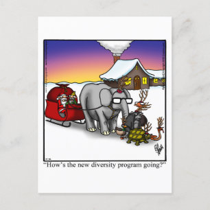 Hilarious Christmas Humour Postcard