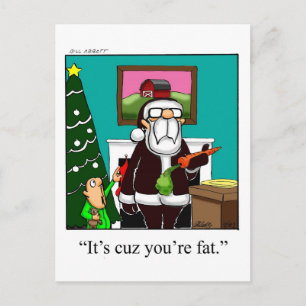 Hilarious Christmas Humour Postcard