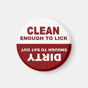 Hilarious Clean and Dirty Dishwasher Magnet
