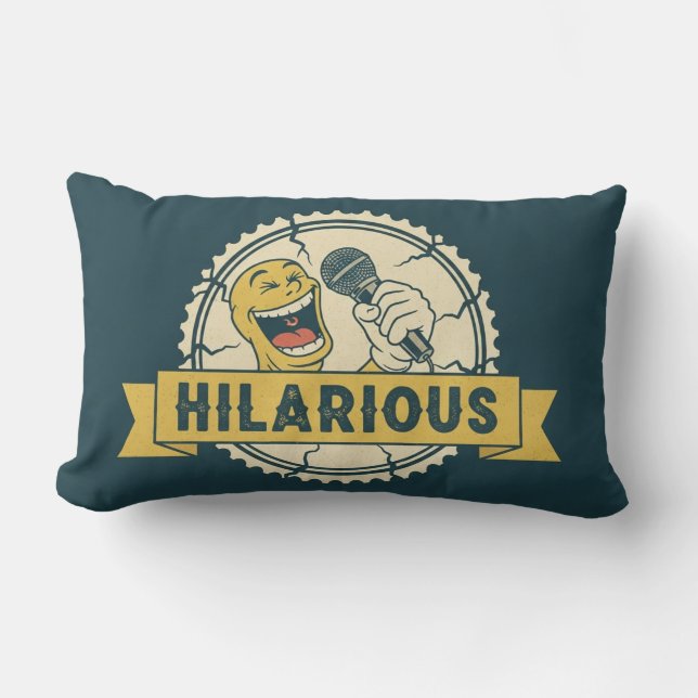 : Hilarious Comedy Lumbar Cushion (Front)