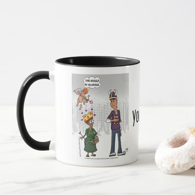 Hilarious Cupid Combo Mug (With Donut)
