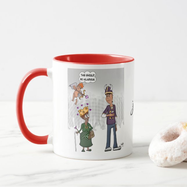 Hilarious Cupid Combo Mug (With Donut)
