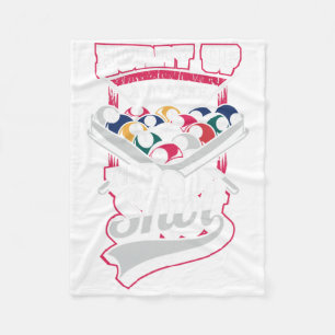 Hilarious Design For Snooker And 8 Ll Pool Fans -  Fleece Blanket