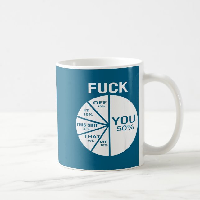 Hilarious For Cuss Word E Chart For Serial Swearer Coffee Mug (Right)