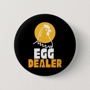 Hilarious Funny Chickens Roosters Farmers Country 6 Cm Round Badge