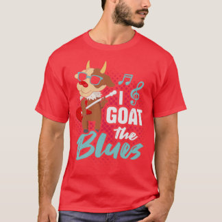 Hilarious Goat Design for a Blues Musician  (2)  T-Shirt