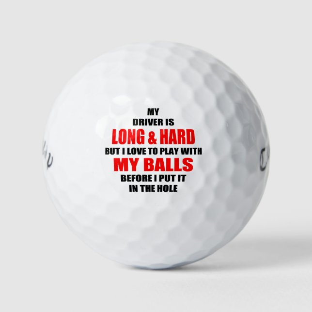 Hilarious Golf Ball Slogan (Front)