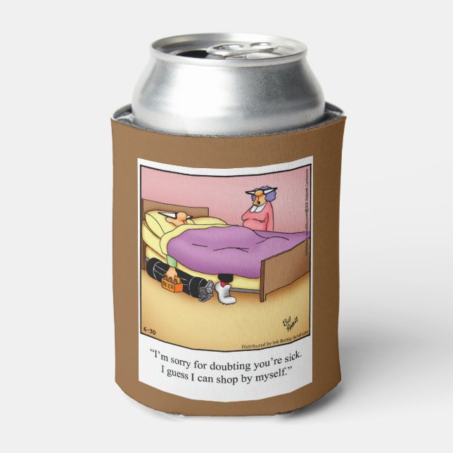 Hilarious Golf Humour Can Cooler (Can Front)