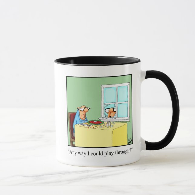 Hilarious Golf Humour Mug (Right)