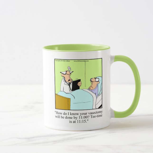 Hilarious Golf Humour Mug (Right)